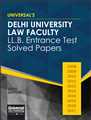 Delhi University Law Faculty LL.B. Entrance Test Solved Papers - Mahavir Law House(MLH)